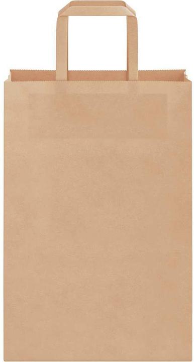 Image du produit VidaXL Sacs en papier kraft 50 pcs. avec anse Marron 21x11x31 cm Sac en papier (Pochette cadeau, 50 x)