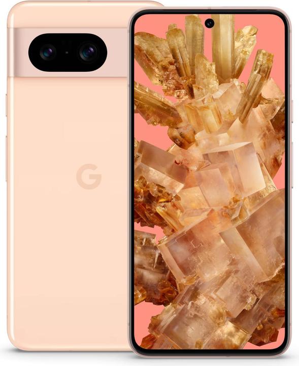 Google Pixel 8 (256 GB, Rosa, 6.20", SIM + eSIM, 50 Mpx, 5G)