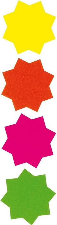 Immagine prodotto Universal Textiles Stelle fluorescenti (confezione da 30) (10 x 10 cm)