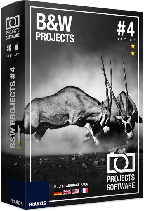 Produktbild Franzis BLACK & WHITE projects 4 (1 User, unbegrenzt)