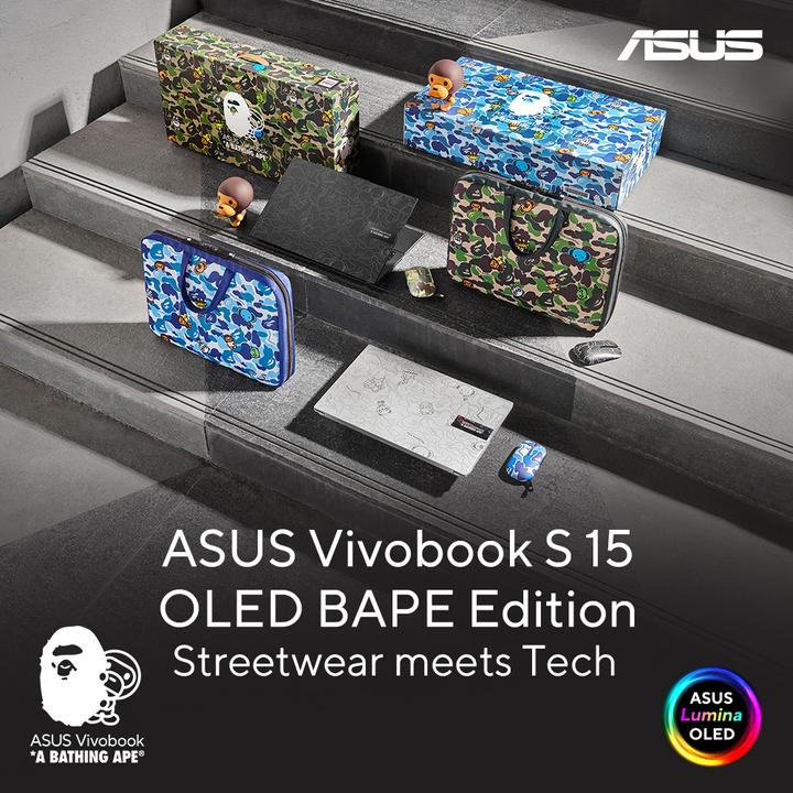 Produktbild ASUS Vivobook S 15 OLED BAPE Edition (15.60", Intel Core i5-13500H, 16 GB, 512 GB, CH)