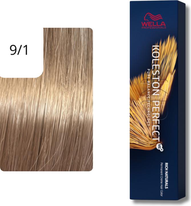 Actual product image Wella Koleston Perfect Me+ Rich Naturals (9/1 Light blond ash)