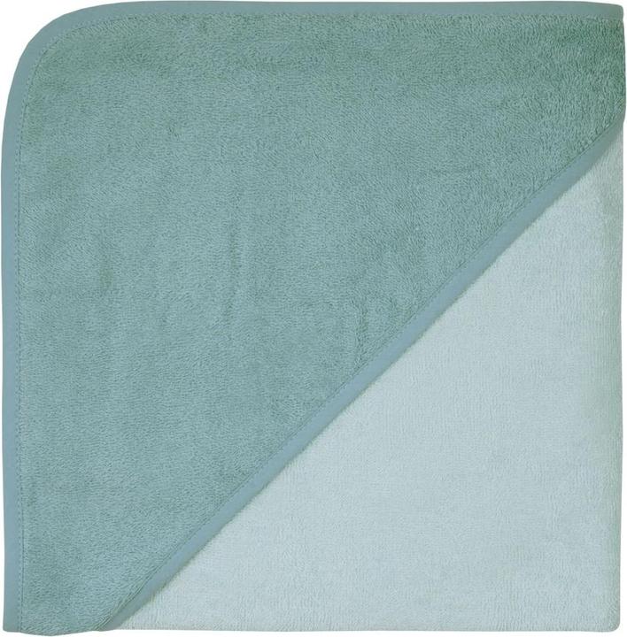 Hooded bath towels & hand towels Hooded bath towel 100 x 100 cm - plain mint ice blue