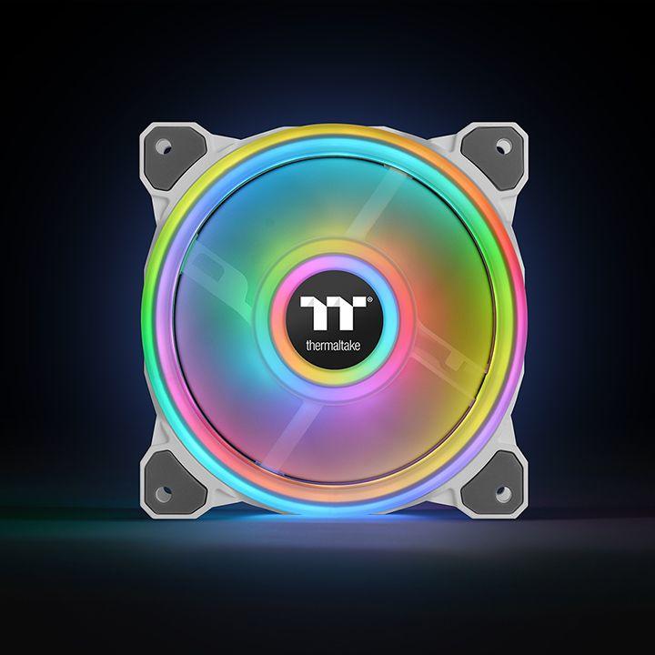 Produktbild Thermaltake Riing Quad 14 RGB Weisse Edition (140 mm, 3 x)