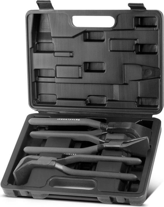 Stahlwerk Falzzangen Set 0° 45° 90° Abkantzange Blechzange Biegezange 60 mm