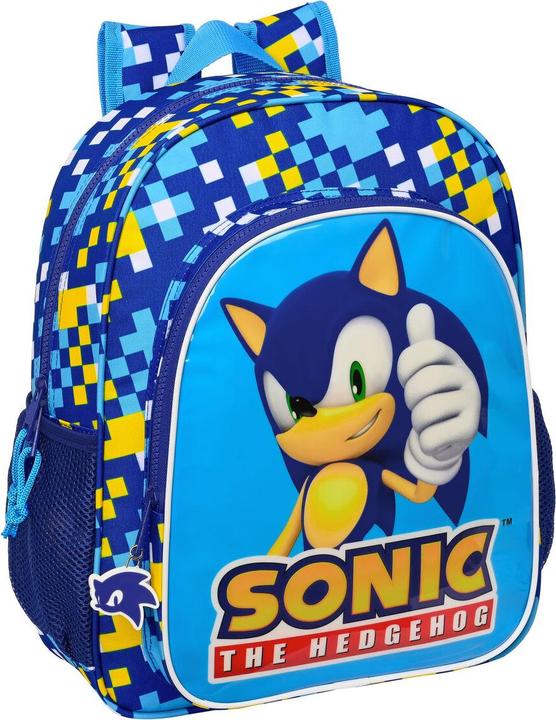 Jakks Pacific Schulrucksack Sonic Speed 32 x 38 x 12 cm Blau