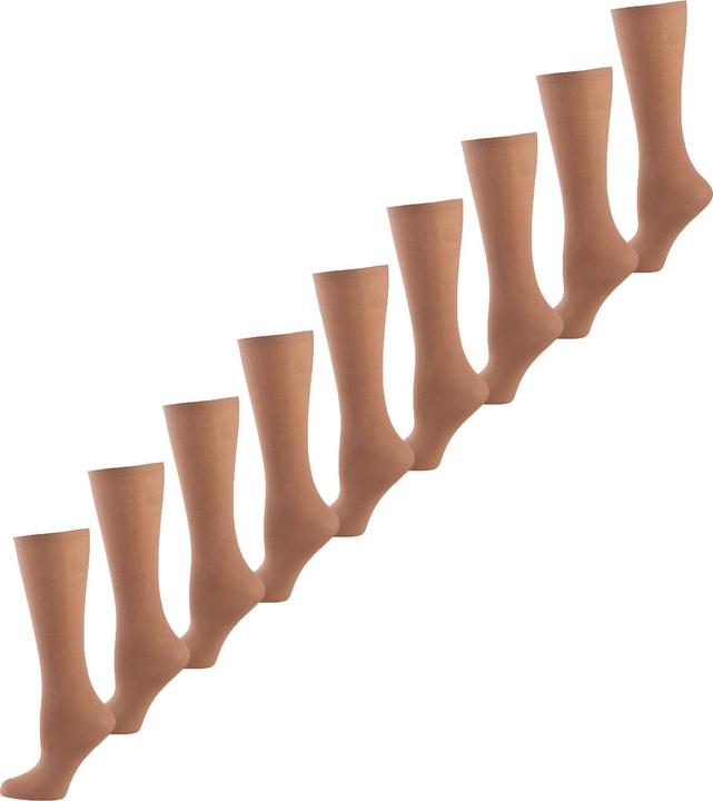 Nur Die Kniestrümpfe Cotton 60 DEN (10er Pack, One Size)