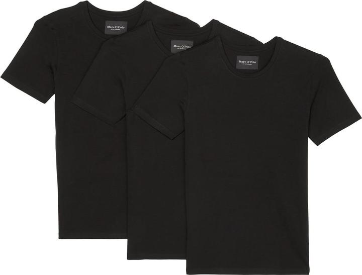 Actual product image Marc O'Polo 3-Pack Essentials Organic Cotton Undershirt / Shirt Long Sleeve (M)