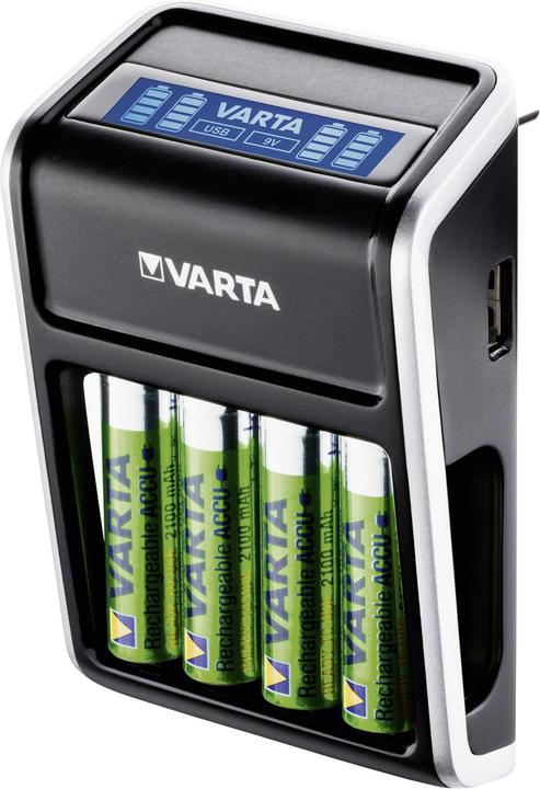 Actual product image Varta LCD Plug Charger (4 pcs., AA, 2100 mAh, Battery + charger)