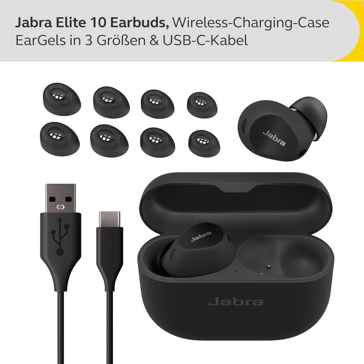 Image du produit Jabra Elite 10 (ANC, 6 h, Sans fil)