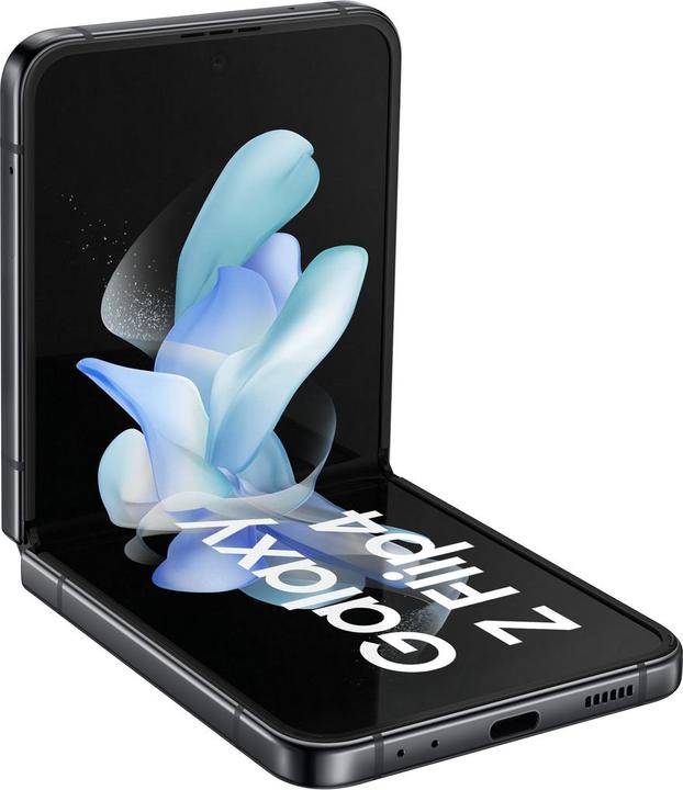Actual product image Samsung Galaxy Z Flip4 EU (128 GB, Graphites, 6.70", SIM + eSIM, 12 Mpx, 5G)