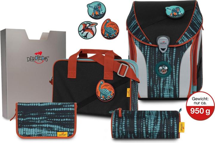 Produktbild Derdiedas ErgoFlex Max Schulrucksack Set Big Rex (22 l)