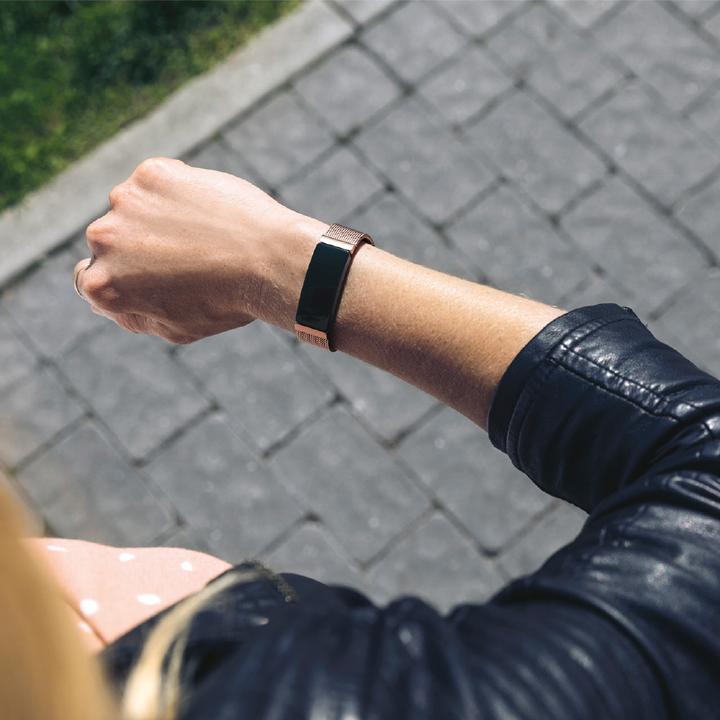 Produktbild Fitbit Metall Gitter Armband (Edelstahl)
