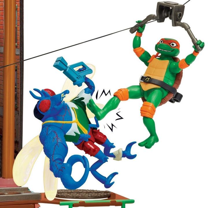 Actual product image Boti Ninja Turtles : Teenage Years playset Quartier général