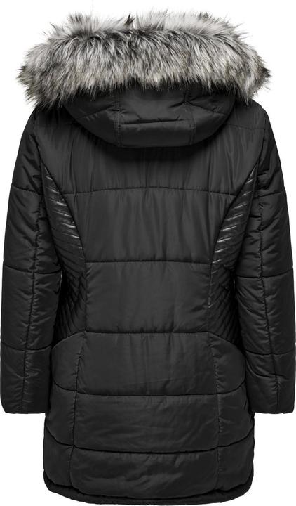 Immagine prodotto Only Cappotto curvy con cappuccio in pelliccia (L)