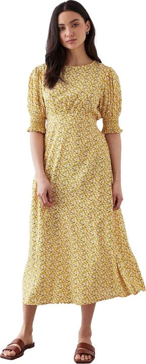 Dorothy Perkins Midikleid Geraffte Manschette (36 D)