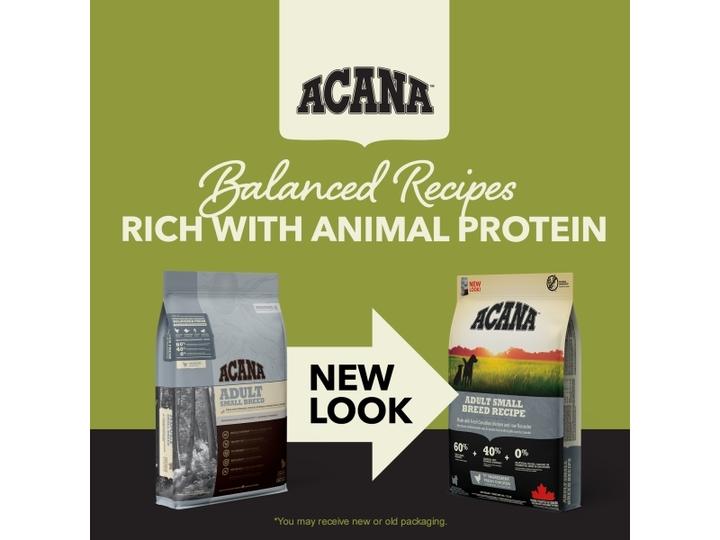 Actual product image Acana Dog Heritage ADULT SMALL BREED 2Kg (Adult, 1 pcs., 2000 g)