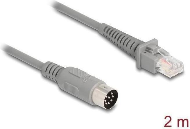 Immagine prodotto Delock Cavo da spina RJ50 a spina DIN 8 pin 2 m grigio