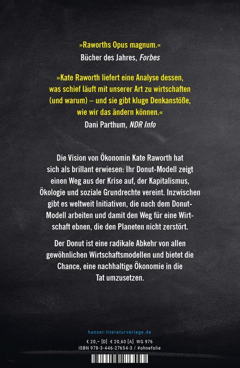 Actual product image Die Donut-Ökonomie (Studienausgabe) (German, Hans Freundl, Sigrid Schmid, Kate Raworth, 2023)