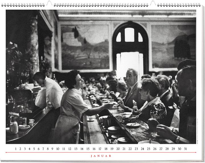 Actual product image Italian Caffè Bars. Perpetual monument calendar (Special, Soft cover, German)
