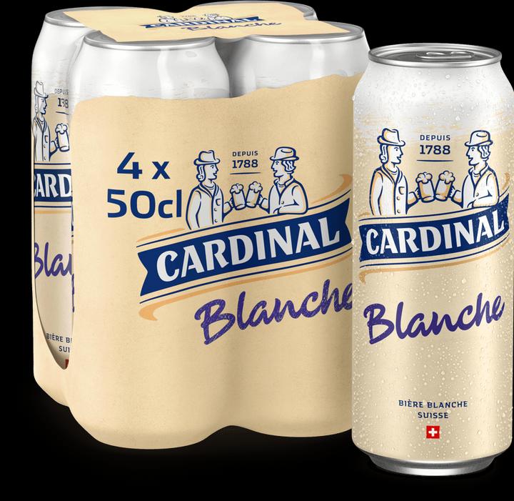 Actual product image Cardinal Blanche Wheat Beer (4 x 50 cl)
