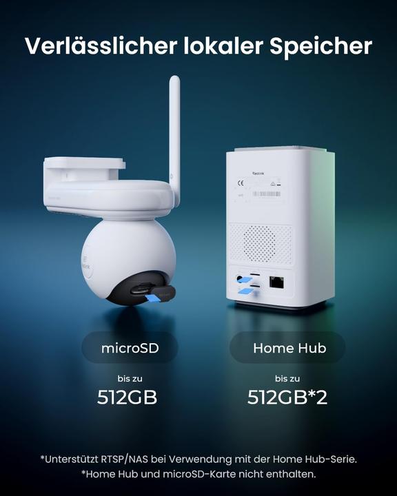 Produktbild Reolink B660 Altas PT Ultra + Solar (3840 x 2160 Pixels)