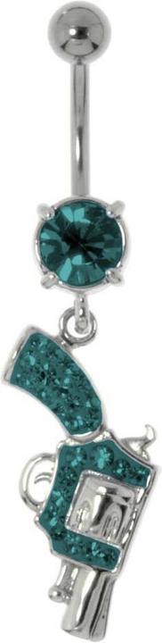 Immagine prodotto Bijouteria Piercing ventre (Acciaio chirurgico 316L, Ottone rodiato in ottone rodiato, Vetro (di orologio))