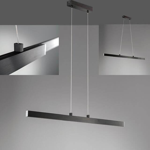 Immagine prodotto Fischer & Honsel Lampada a sospensione a LED in metallo/acrilico a 3 livelli dimmerabile 24W 3500 lm 3000 K bianco (3500 lm)