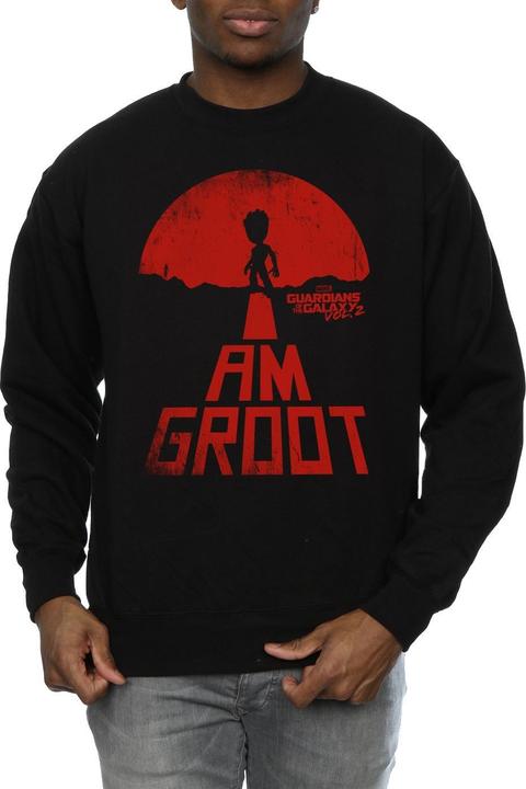 Image du produit - Sweat GUARDIANS OF THE GALAXY AM GROOT RED - Homme (L)