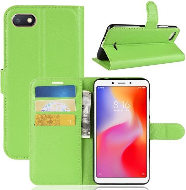 Actual product image MU Classic Litchi Leather Bookcover Series (Xiaomi Redmi 6A)