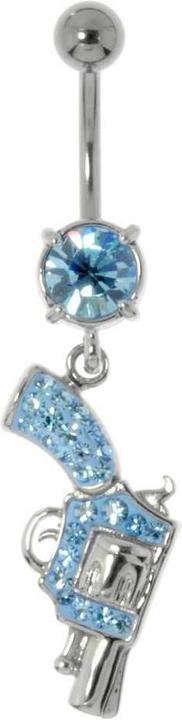 Immagine prodotto Bijouteria Piercing ventre (Acciaio chirurgico 316L, Ottone rodiato in ottone rodiato, Vetro (di orologio))