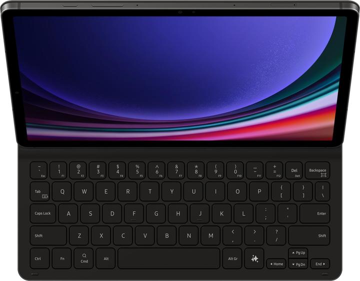 Actual product image Samsung Book Cover Keyboard Slim Tab S9 (Galaxy Tab S9 FE, Galaxy Tab S9)