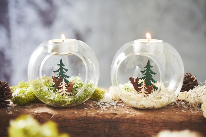 Actual product image VBS Tealight balls, 4 pieces (Ø 10 x 8.6 cm)