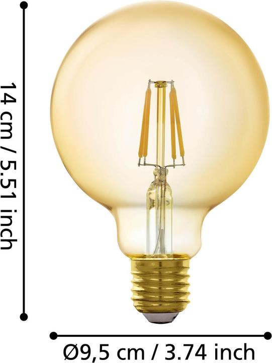 Image du produit EGLO Sources lumineuses (E27, 4.90 W, 500 lm, 1 x, F)