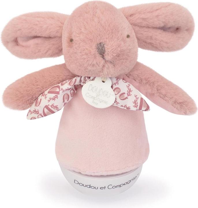 Produktbild Doudou et Compagnie Nachtlicht mit Musik Hase, rosa 16cm