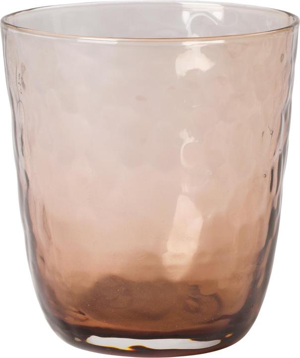 Produktbild Broste Copenhagen HAMMERED Trinkglas brown 0,335 l (1 Stück) (0.34 l, 1 x)