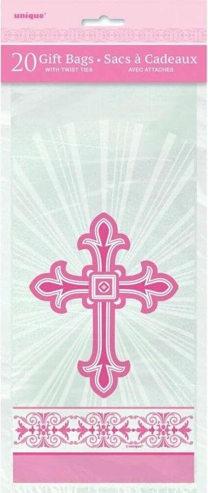 Produktbild Unique Party Strahlendes Kreuz Cellophan Geschenktüte (20er Pack) (Geschenkfolie, 20 x)