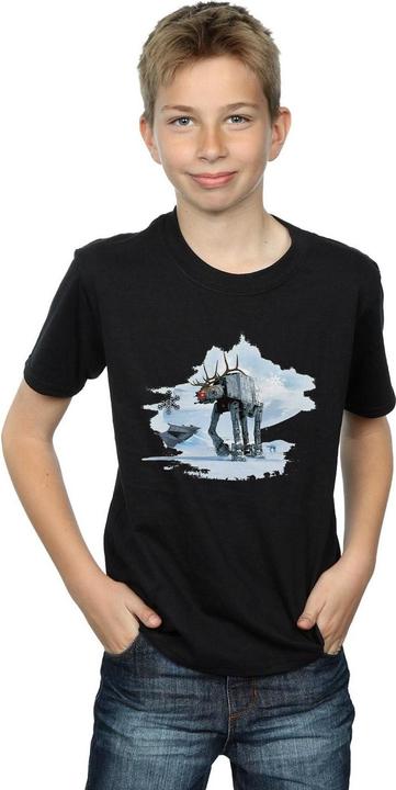 Immagine prodotto Star Wars Christmas AT-AT Reindeer Maglietta Ragazzi (140, 146)