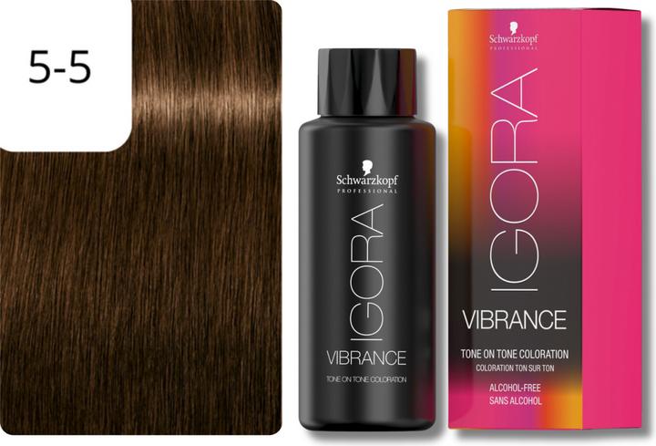 Produktbild Schwarzkopf Professional IGORA Vibrance Haartönung NEU (5-5 Hellbraun Gold)