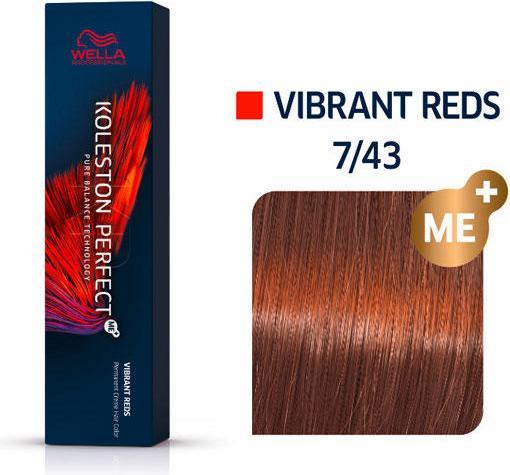 Produktbild Wella Koleston Perfect Me+ (7/43 mittelblond rot-gold)