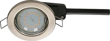 EGB 265 nickel brossé Spot encastréSet 430lm3000K130 chacun 1x Spot LED 540 510 Douille (430 lm, GU10)