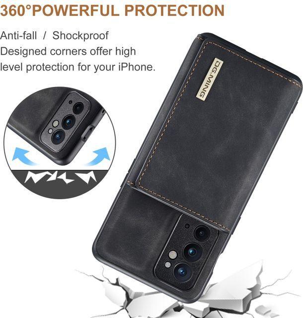 Actual product image Dg.Ming M1 Series Hardcase with Detachable Wallet (OnePlus 9RT 5G)
