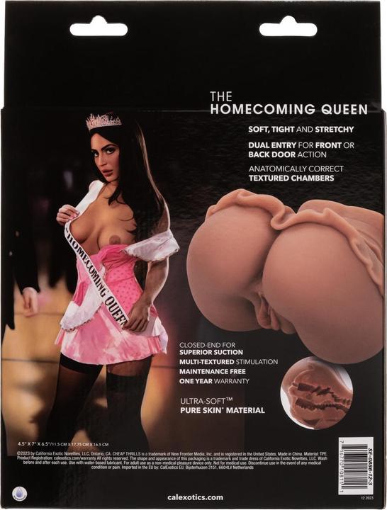Actual product image CalExotics The Homecoming Queen Double Realistic Masturbator Caramel
