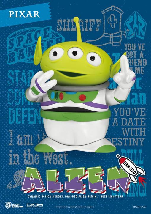 Immagine prodotto Beast Kingdom Statuetta di Toy Story Dynamic Action Heroes Alien Remix Buzz Lightyear 16 cm