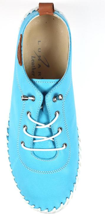 Actual product image Lunar Womens/Ladies St Ives Leather Plimsolls (37)