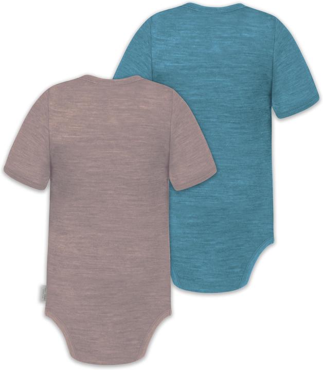Produktbild Normani 2er Set Baby Merino Kurzarmbody „Tihoi" - 9317 (80)