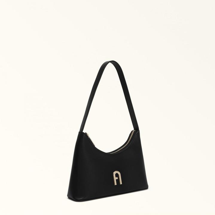 Actual product image Furla diamante mini leather bag color black