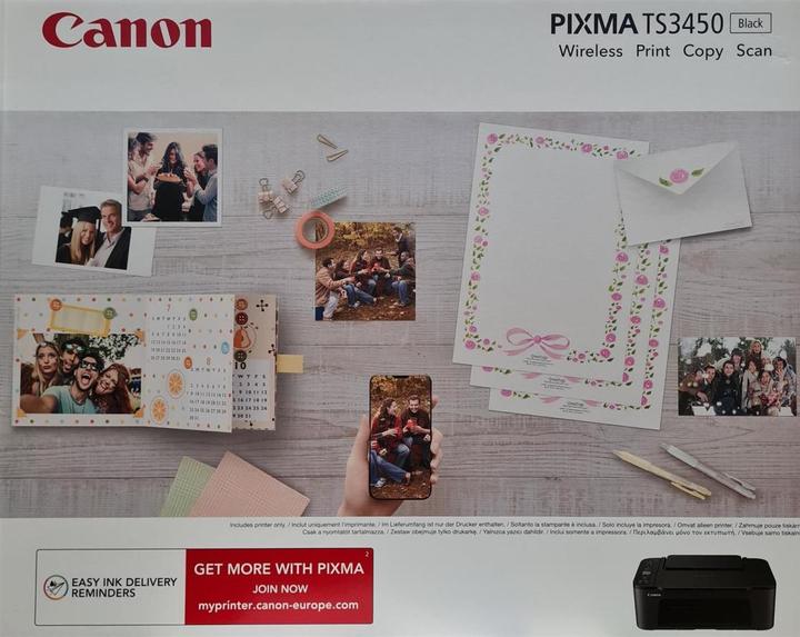 Actual product image Canon PIXMA TS3450 (Ink, Colour)