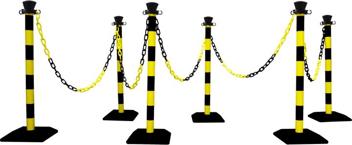 Actual product image Rs Pro Barrier Chain ABS Black, Yellow Safety Barrier