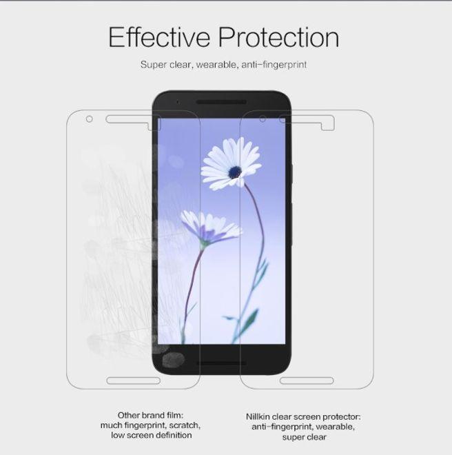 Actual product image Nillkin Super Clear (1 Piece, LG Nexus 5X)